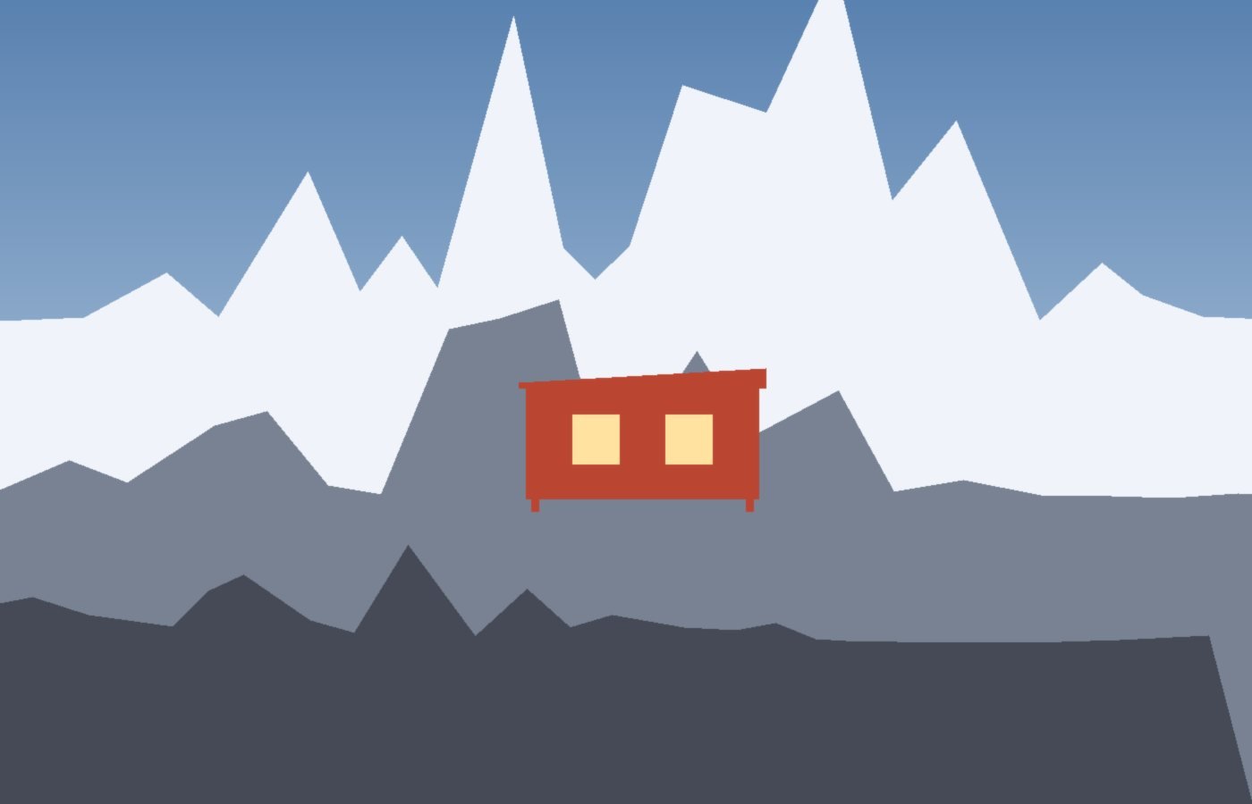 Refugio de montaña modular